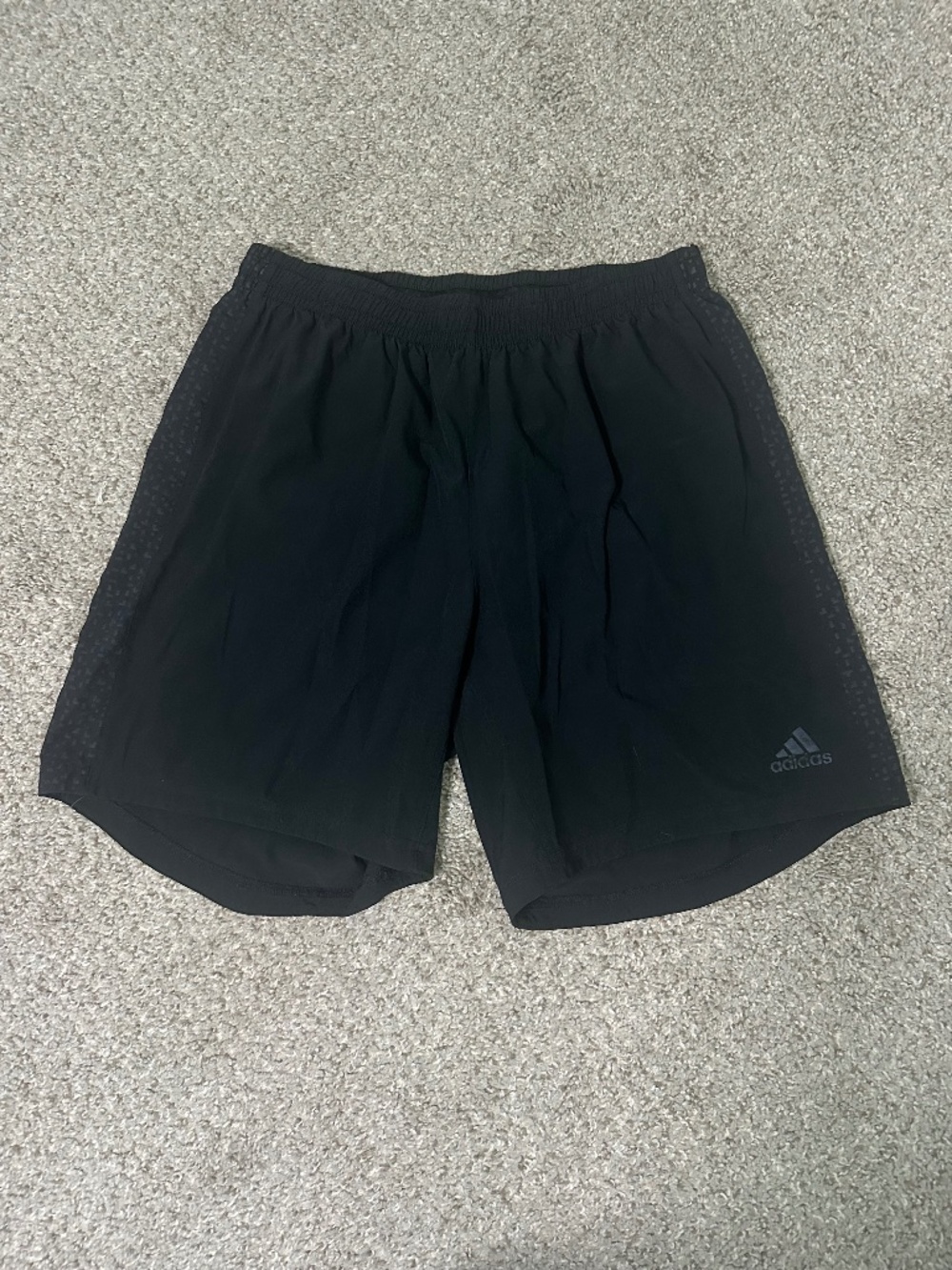 Men's Medium Black Adidas Running Shorts